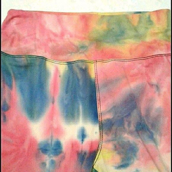 Color 5 Colorful Tie Dye High Waist Soft Comfy Athletic Leggings - Picture 4 of 6